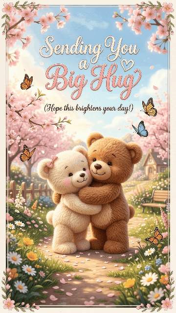 Sending You a Big Hug 🤗🌸